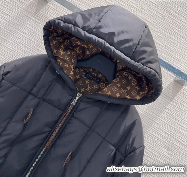 Sophisticated Cheap Louis Vuitton Cotton-padded Jacket LV102505 Black 2025