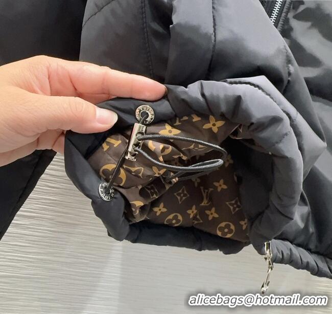 Sophisticated Cheap Louis Vuitton Cotton-padded Jacket LV102505 Black 2025