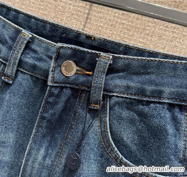 Market Sells Louis Vuitton Denim Jeans LV102508 Blue 2025