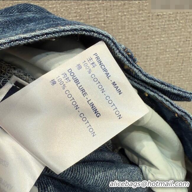 Market Sells Louis Vuitton Denim Jeans LV102508 Blue 2025