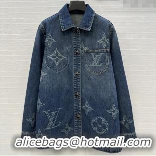Grade Quality Louis Vuitton Denim Shirt LV102509 Blue 2025