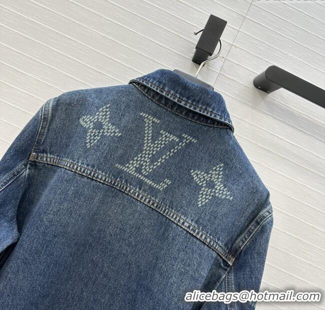 Grade Quality Louis Vuitton Denim Shirt LV102509 Blue 2025
