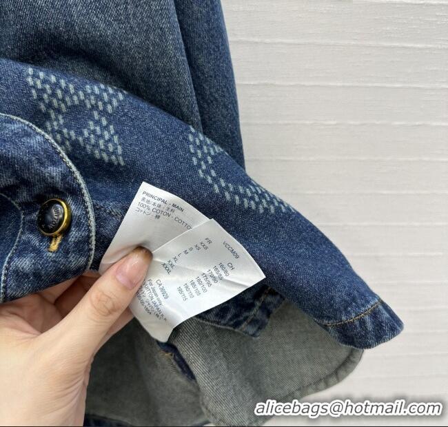 Grade Quality Louis Vuitton Denim Shirt LV102509 Blue 2025