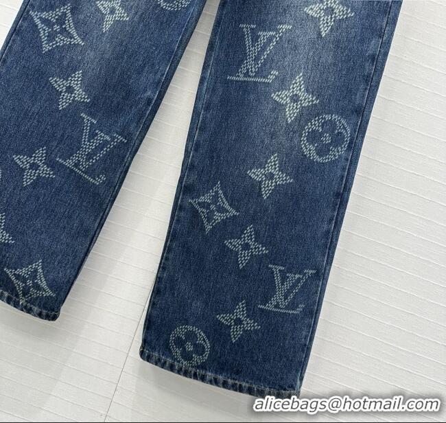 Well Crafted Louis Vuitton Denim Jeans LV102510 Blue 2025