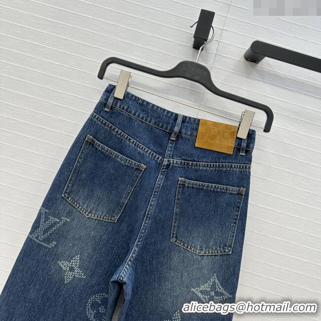 Well Crafted Louis Vuitton Denim Jeans LV102510 Blue 2025