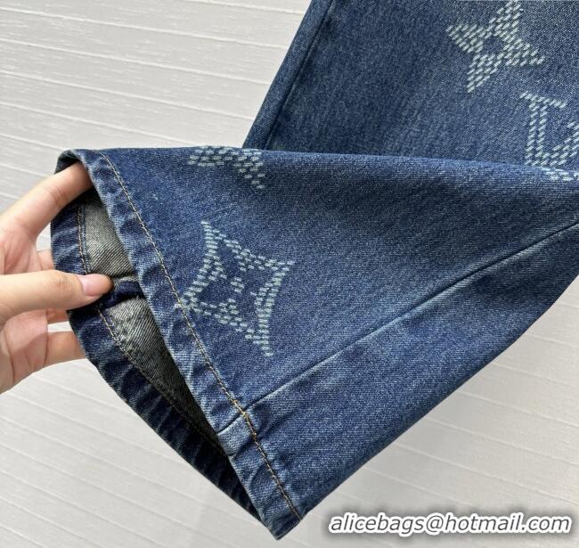 Well Crafted Louis Vuitton Denim Jeans LV102510 Blue 2025