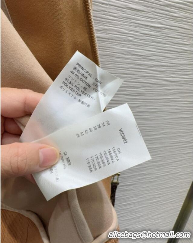 Luxury Discount Louis Vuitton Monogram Accent Coat LV102901 Beige 2025