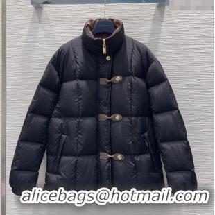 Classic Specials Louis Vuitton Monogram Accent Pillow Puffer Down Jacket LV102510 Black 2025