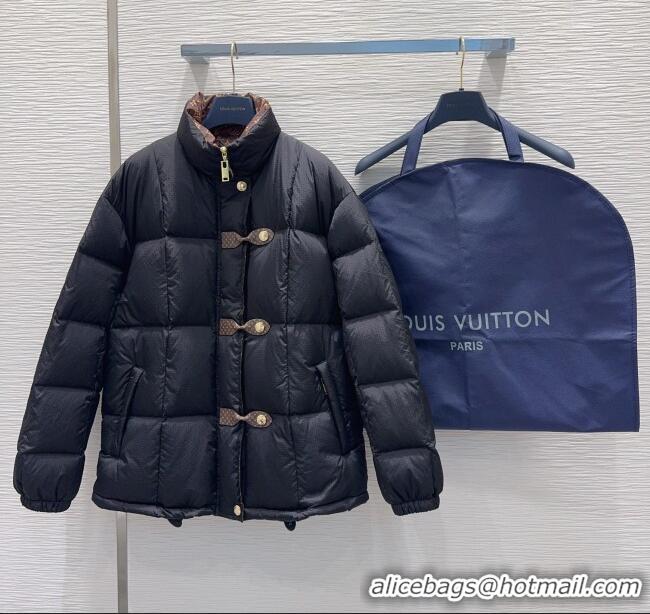 Classic Specials Louis Vuitton Monogram Accent Pillow Puffer Down Jacket LV102510 Black 2025