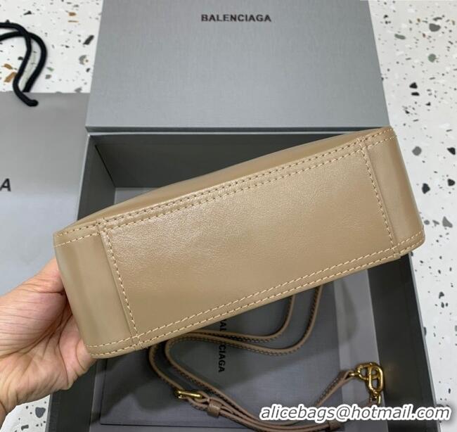 Modern Classic Balenciaga Mini Hobo Bag in Lambskin 801928880 Beige 2025