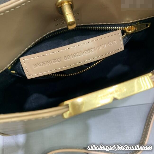 Modern Classic Balenciaga Mini Hobo Bag in Lambskin 801928880 Beige 2025