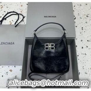 Market Sells Balenciaga Mini Hobo Bag in Lambskin 801928880 Black 2025