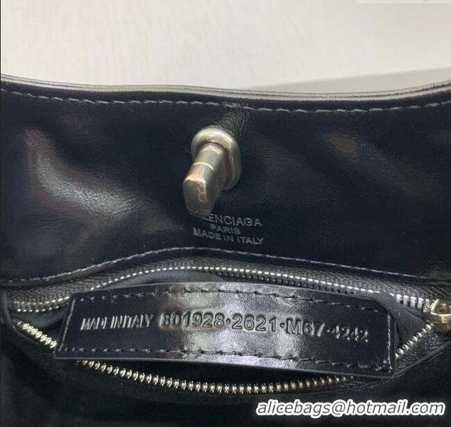 Market Sells Balenciaga Mini Hobo Bag in Lambskin 801928880 Black 2025