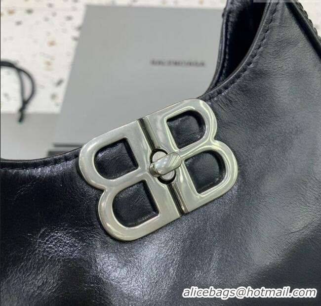 Market Sells Balenciaga Mini Hobo Bag in Lambskin 801928880 Black 2025