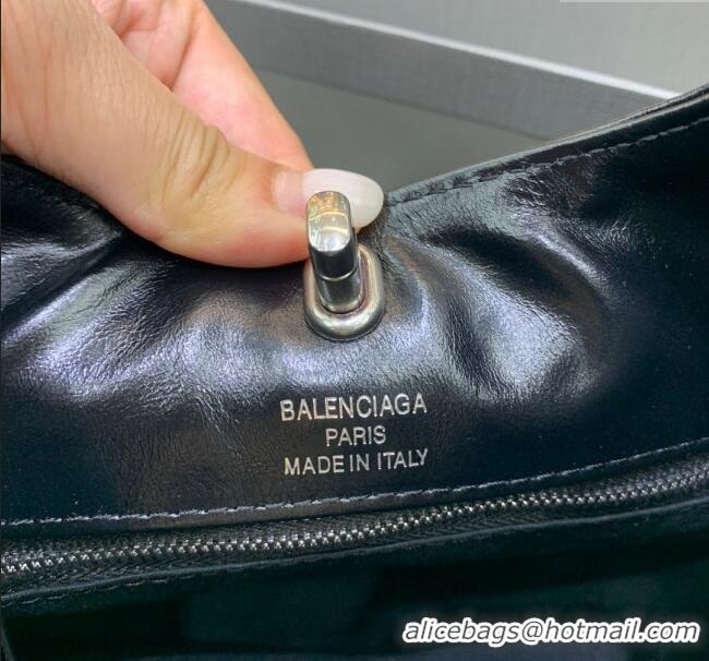 Market Sells Balenciaga Mini Hobo Bag in Lambskin 801928880 Black 2025