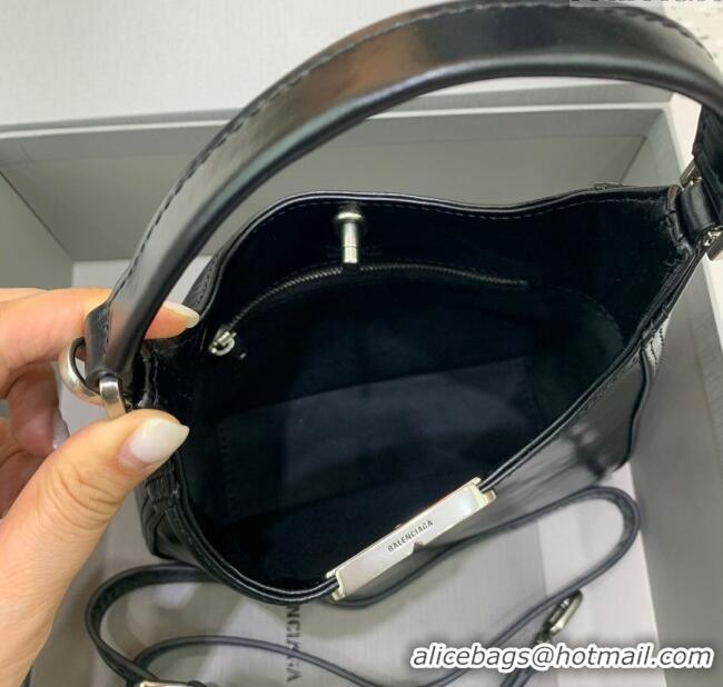 Market Sells Balenciaga Mini Hobo Bag in Lambskin 801928880 Black 2025