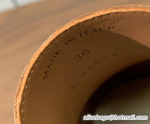 Buy Luxury Loro Piana Summer Charms Walk Loafer in Suede LP110410 Brown 2025