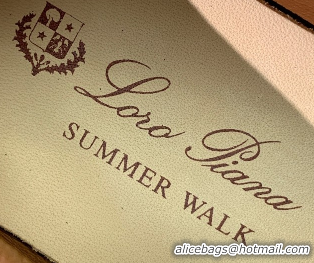 Buy Luxury Loro Piana Summer Charms Walk Loafer in Suede LP110410 Brown 2025