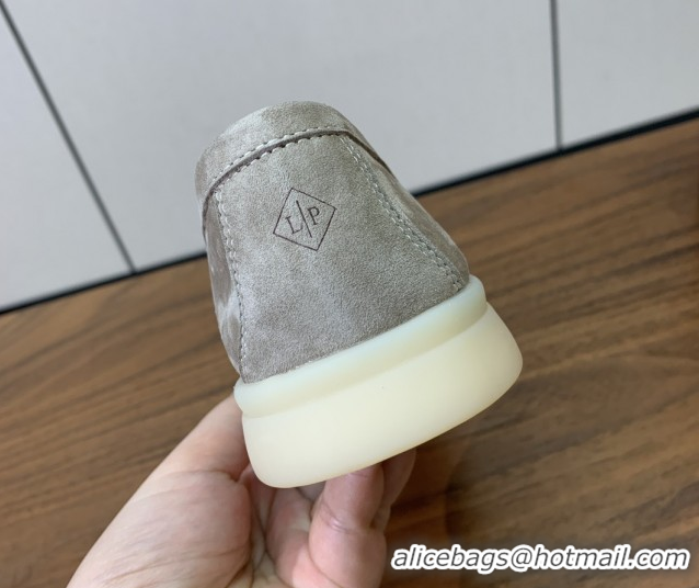 Best Price Loro Piana Summer Charms Walk Loafer in Suede LP110411 Dark Khaki 2025