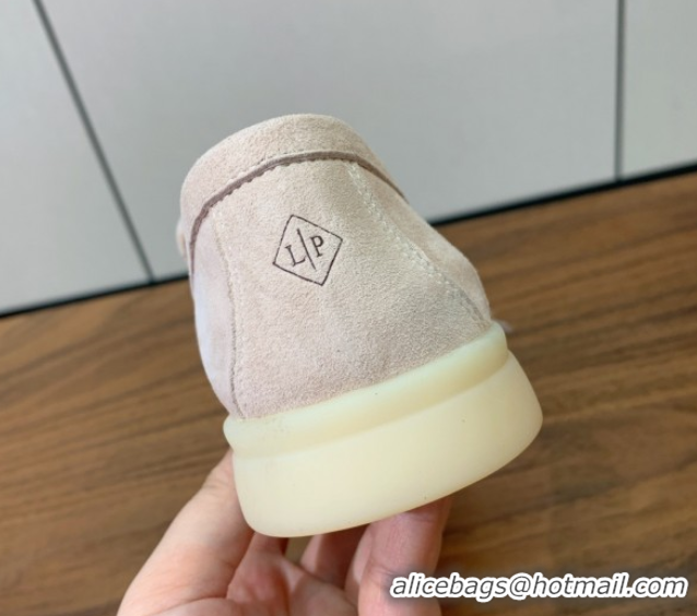 Unique Style Loro Piana Summer Charms Walk Loafer in Suede LP110416 Beige 2025