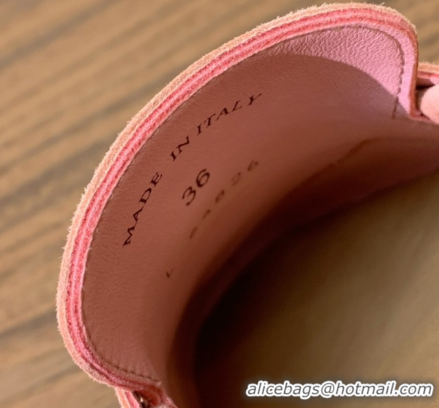 Good Quality Loro Piana Summer Charms Walk Loafer in Suede LP110423 Light Pink 2025