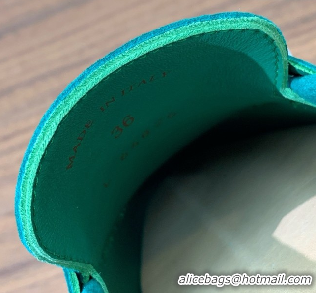 Best Quality Loro Piana Summer Charms Walk Loafer in Suede LP110424 Green 2025