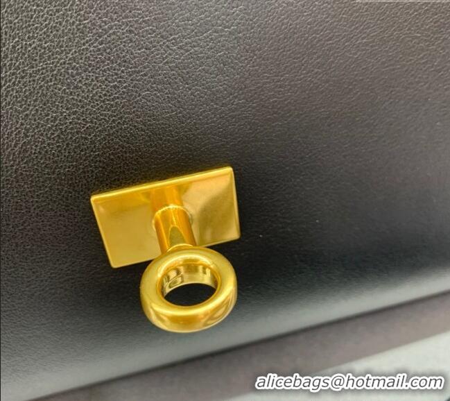 Well Crafted Balenciaga Bel Air Small Carry All Bag in smooth calfskin 48089 black aged-gold hardware 2025