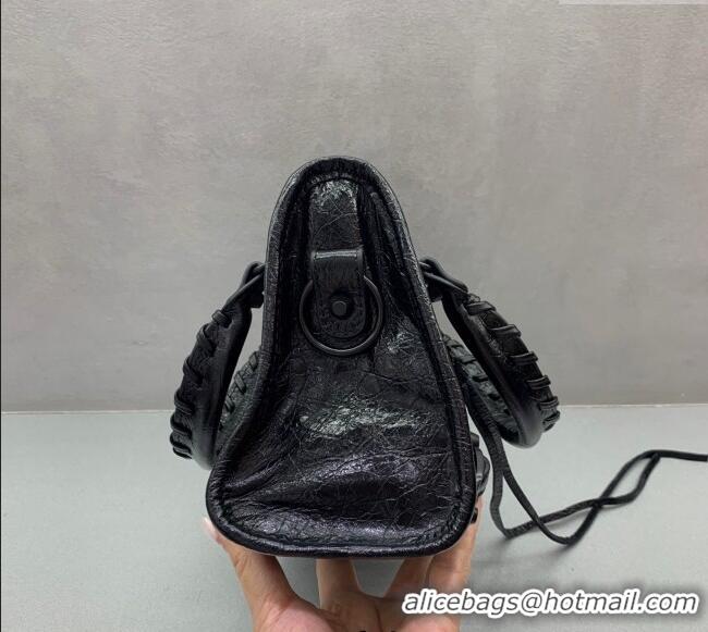 Grade Design Balenciaga Le City Mini Bag in Arena Storico lambskin 49012 All Black 2025