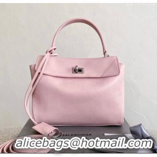 Shop Best Price Balenciaga Rodeo Mini Handbag in smooth calfskin 82066 Cherry Pink 2025
