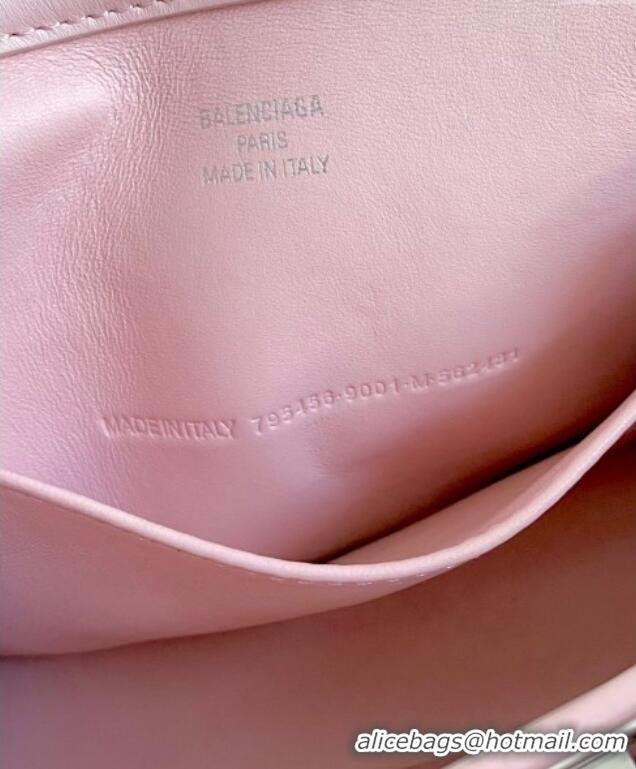 Shop Best Price Balenciaga Rodeo Mini Handbag in smooth calfskin 82066 Cherry Pink 2025