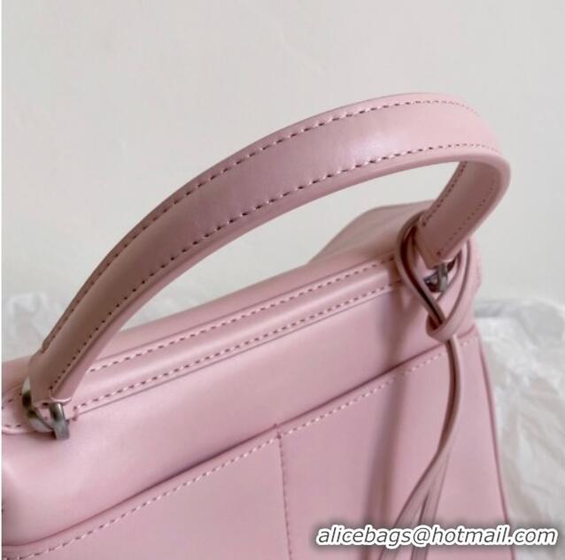 Shop Best Price Balenciaga Rodeo Mini Handbag in smooth calfskin 82066 Cherry Pink 2025