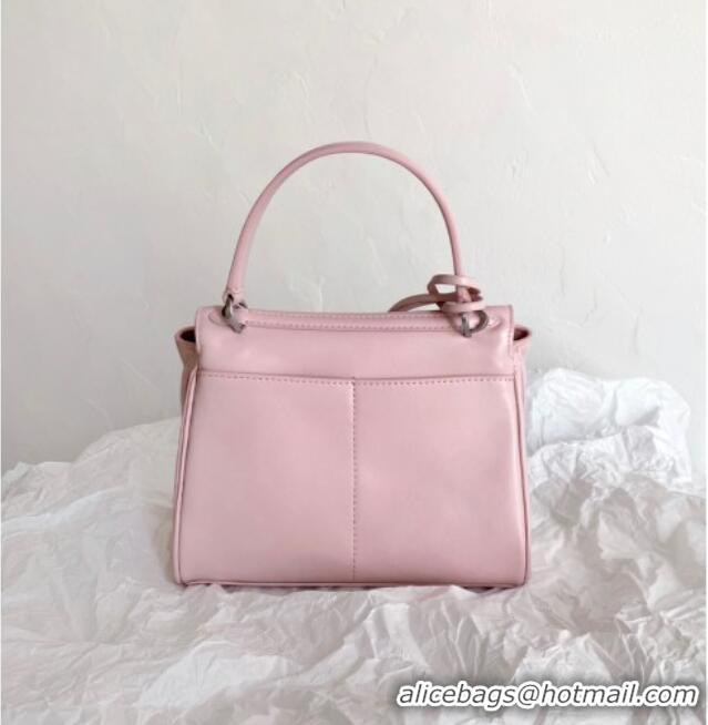 Shop Best Price Balenciaga Rodeo Mini Handbag in smooth calfskin 82066 Cherry Pink 2025