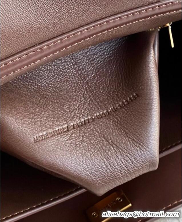 Grade Quality Balenciaga Rodeo Small Handbag in Suede and Leather 78972 Brown 2025