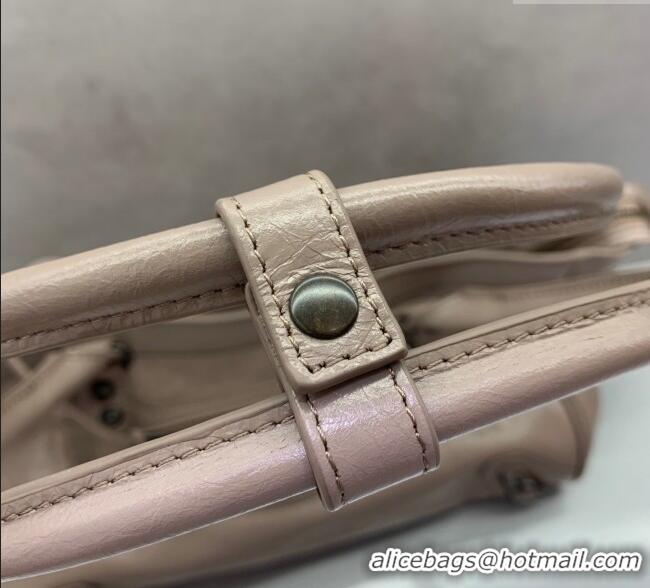 Top Grade Balenciaga Le City Bag East West in Lambskin Leather 0926 Sesame Beige 2025