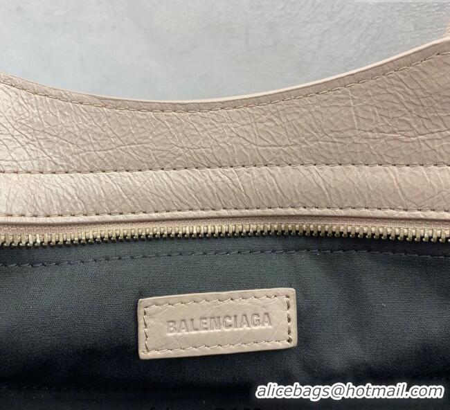 Top Grade Balenciaga Le City Bag East West in Lambskin Leather 0926 Sesame Beige 2025