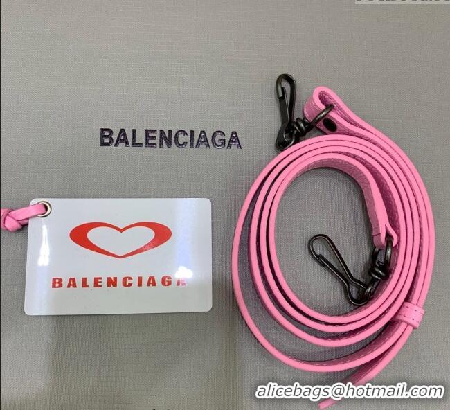 Best Price Balenciaga Le City Top Handle Bowling Bag in Lambskin Leather 0926 Pink 2025