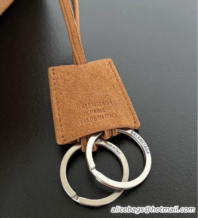 Grade Design Balenciaga Rodeo Mini Handbag in suede 78972 light brown aged-silver hardware 2025