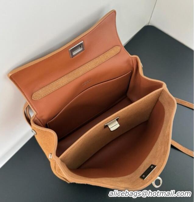 Grade Design Balenciaga Rodeo Mini Handbag in suede 78972 light brown aged-silver hardware 2025