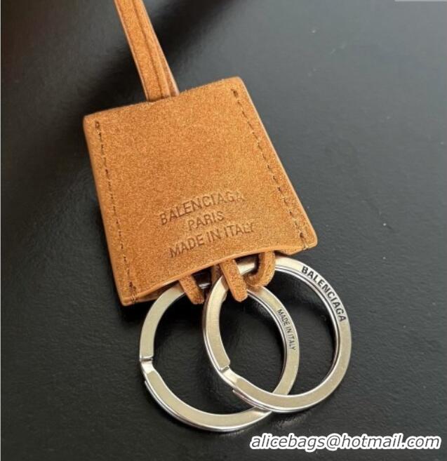 Buy Discount Balenciaga Rodeo Small Handbag in suede 78972 light brown aged-silver hardware 2025