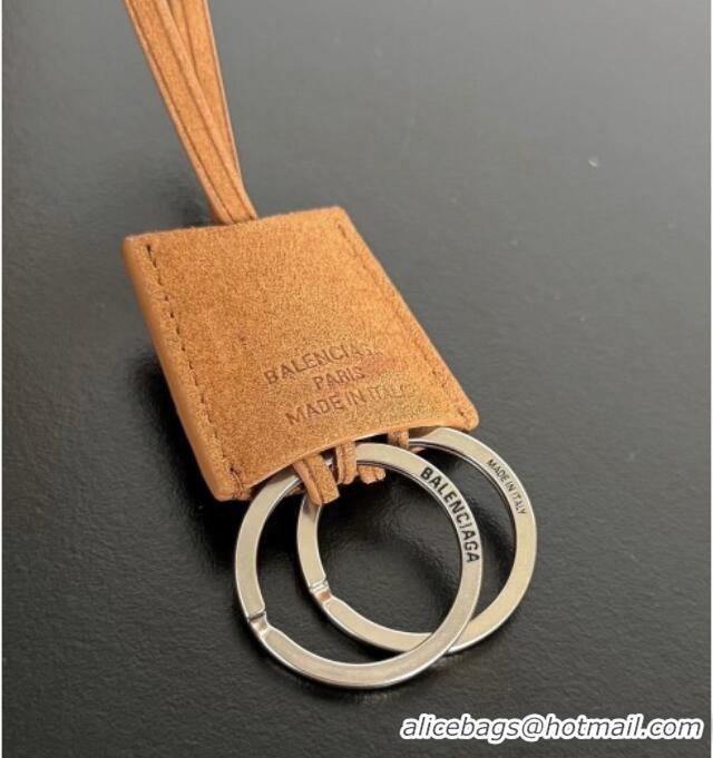 Top Design Balenciaga Rodeo Medium Handbag in suede 78972 light brown aged-silver hardware 2025