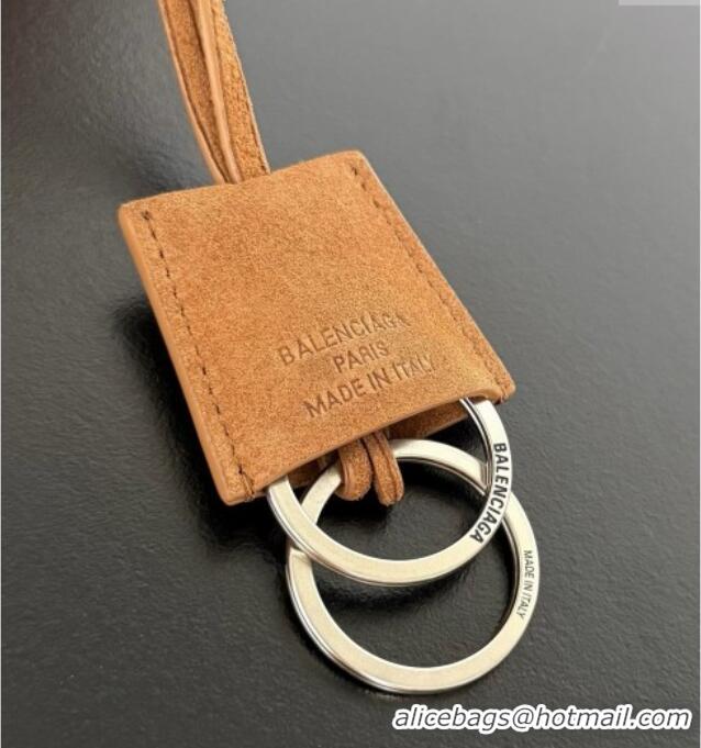 Top Quality Balenciaga Rodeo Large Handbag in suede 78972 light brown aged-silver hardware 2025