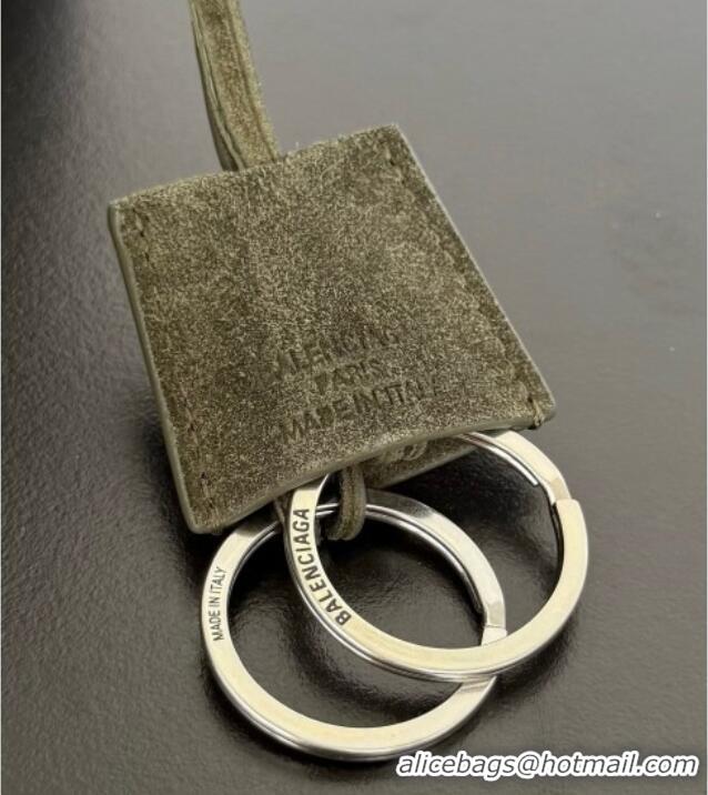 Buy Discount  Balenciaga Rodeo Mini Handbag in suede 78972 green aged-silver hardware 2025