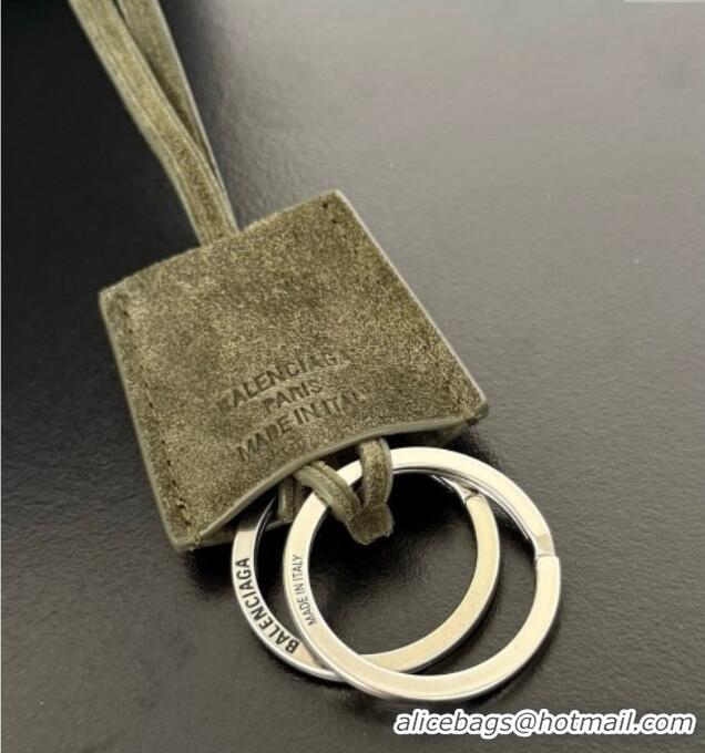 Best Price Balenciaga Rodeo Small Handbag in suede 78972 green aged-silver hardware 2025