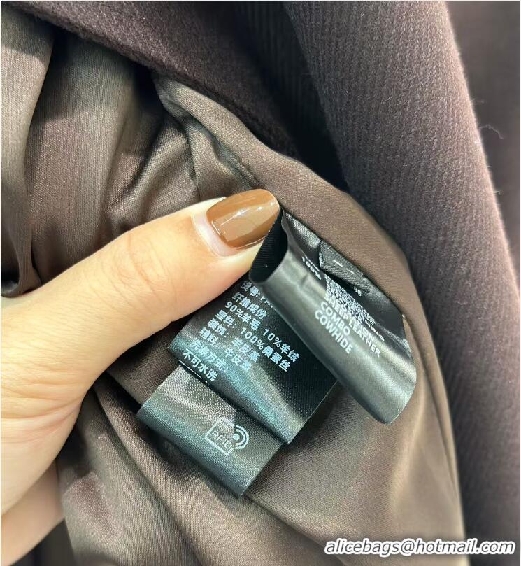 Super Quality Loro Piana Kerril Trench Coat P7058 Dark Coffee