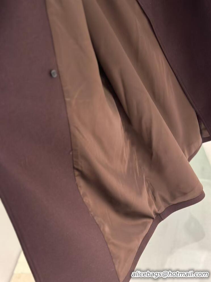 Super Quality Loro Piana Kerril Trench Coat P7058 Dark Coffee