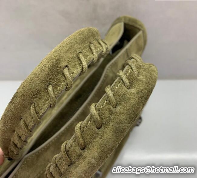 Famous Brand Balenciaga Le City Small Bag in 0926 Green Suede 2025