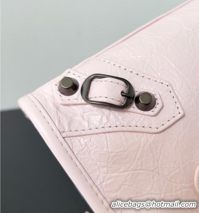 Big Discount Balenciaga Le City Mini Bag in Arena Storico lambskin 0925 Light Pink 2025
