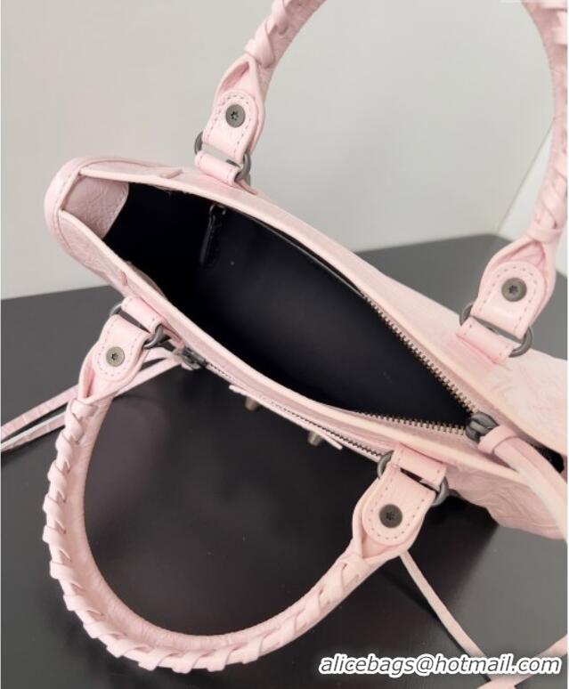 Big Discount Balenciaga Le City Mini Bag in Arena Storico lambskin 0925 Light Pink 2025