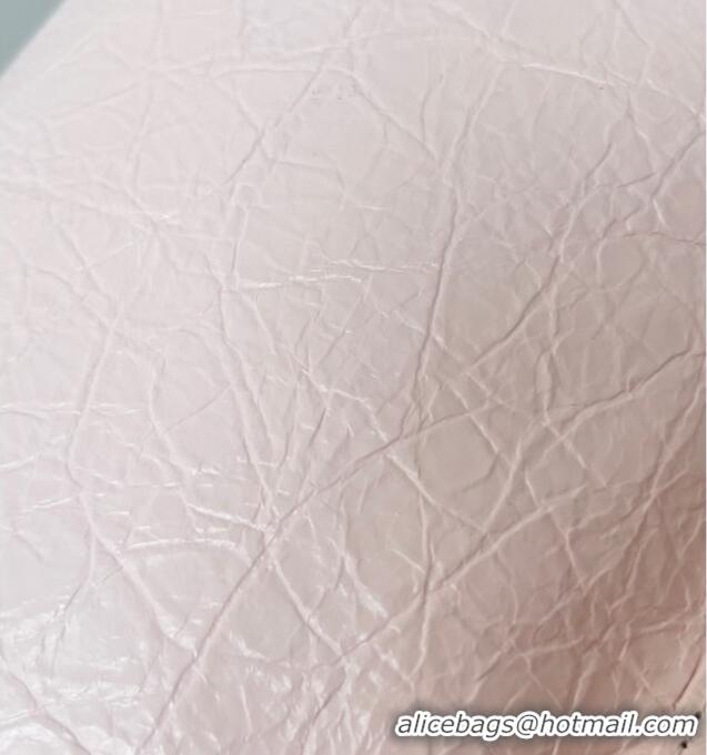 Famous Brand Balenciaga Le City Small Bag in Arena Storico lambskin 0925 Light Pink 2025