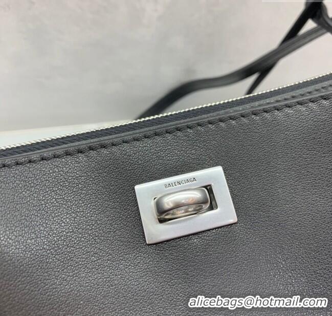 Pretty Style Balenciaga Rodeo Mini Bag in Leather 0926 Black/Silver 2025